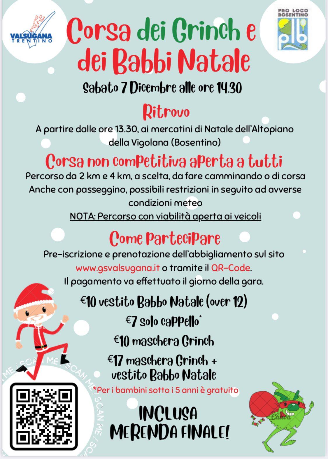 La corsa dei Grinch e dei Babbi Natale