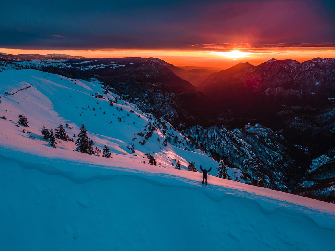 Colazione all'alba sul Monte Maggio