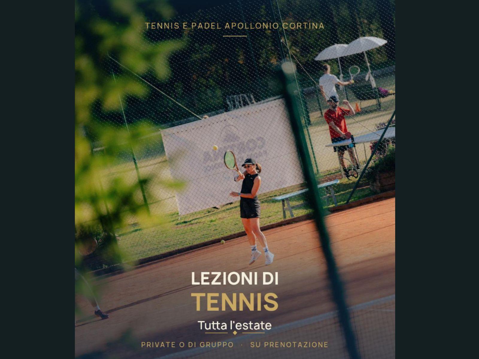 Play Tennis. Live Cortina!