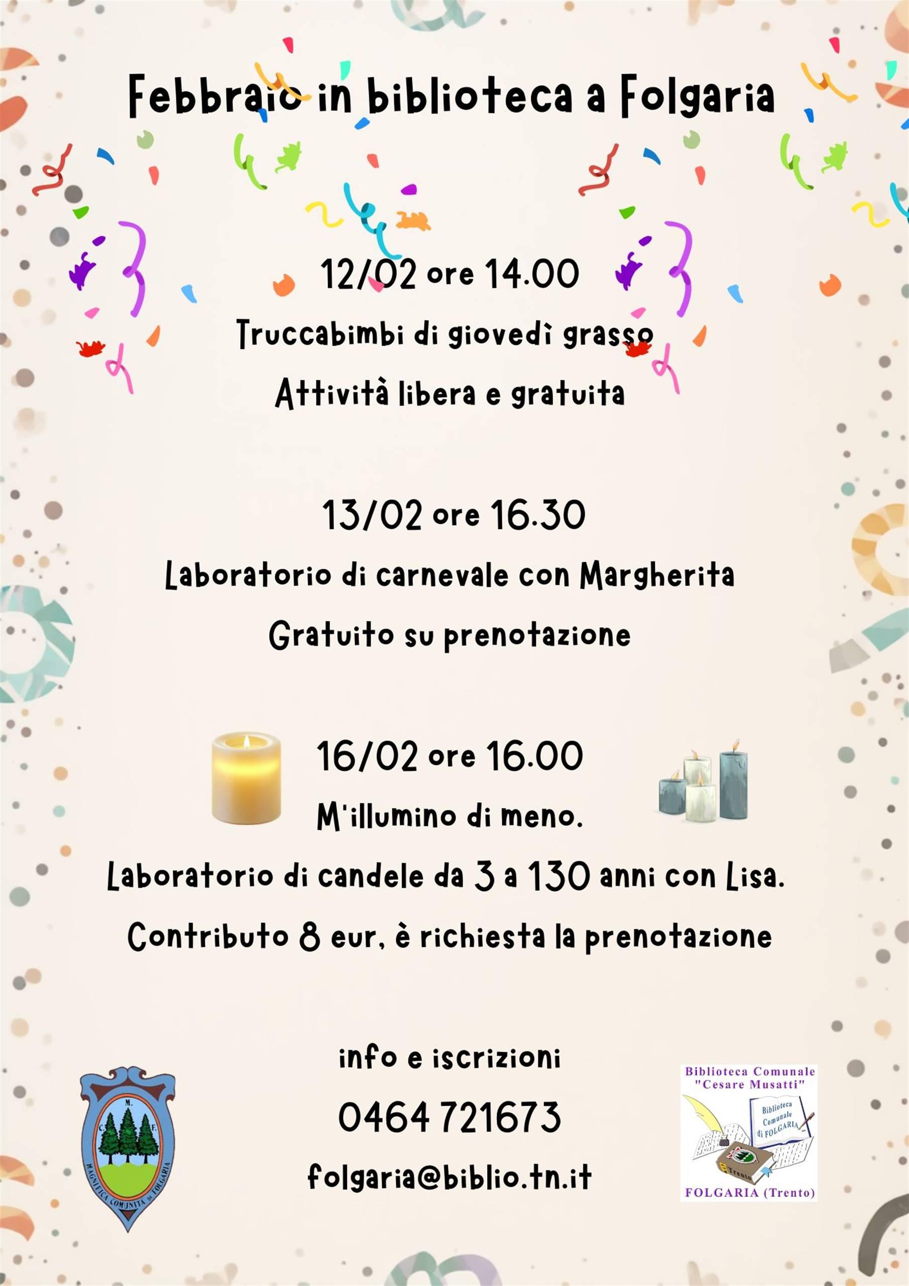 Laboratorio di carnevale con Margherita