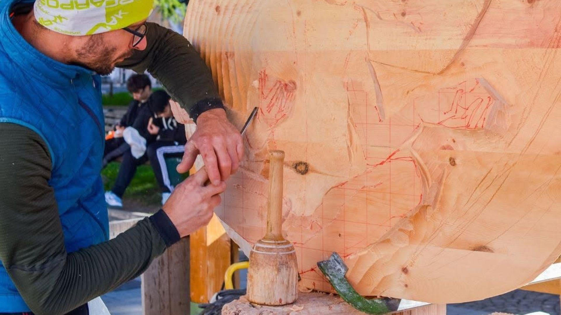 Ex Tempore di Scultura su Legno
