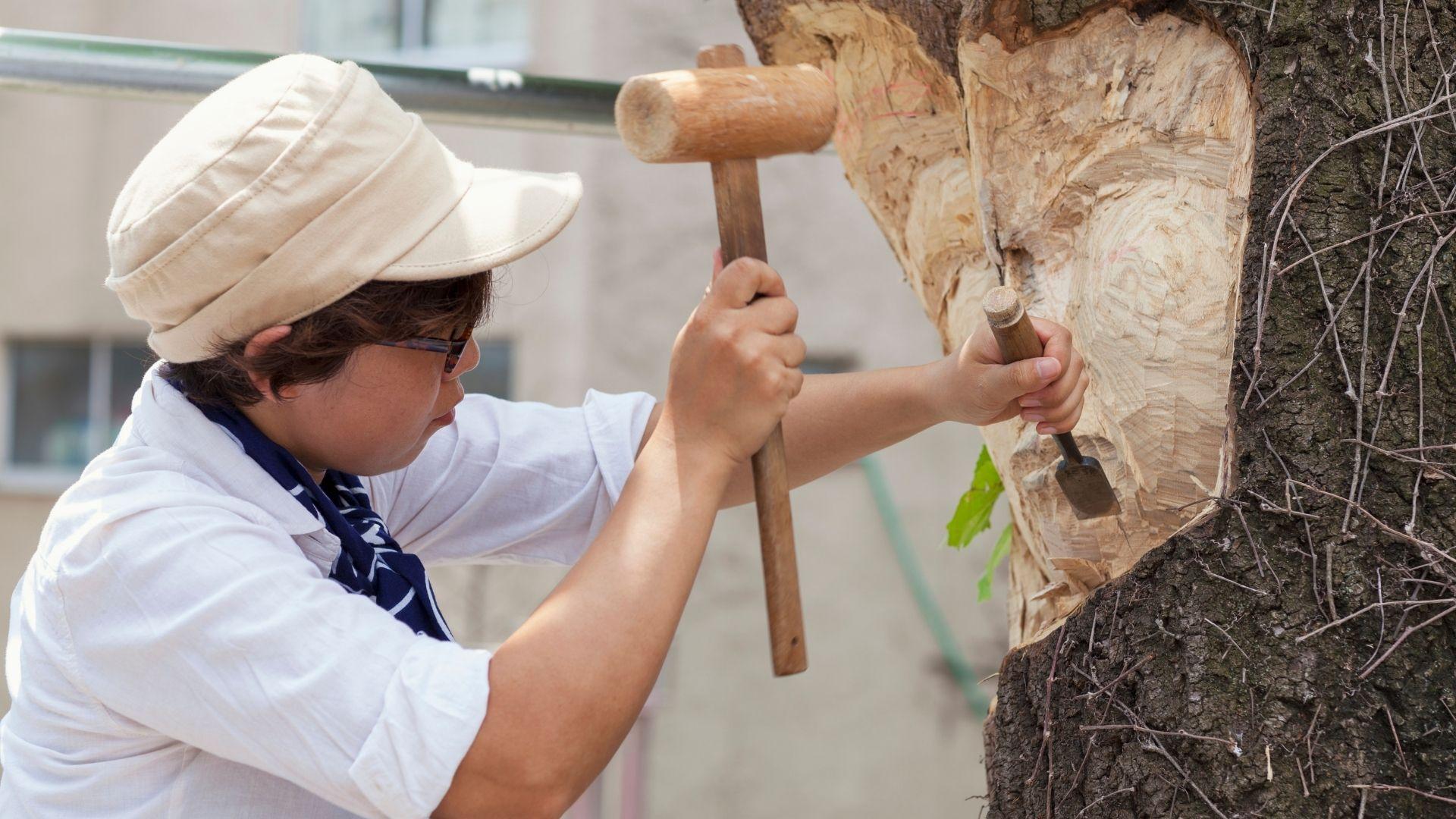 Ex Tempore di Scultura su Legno