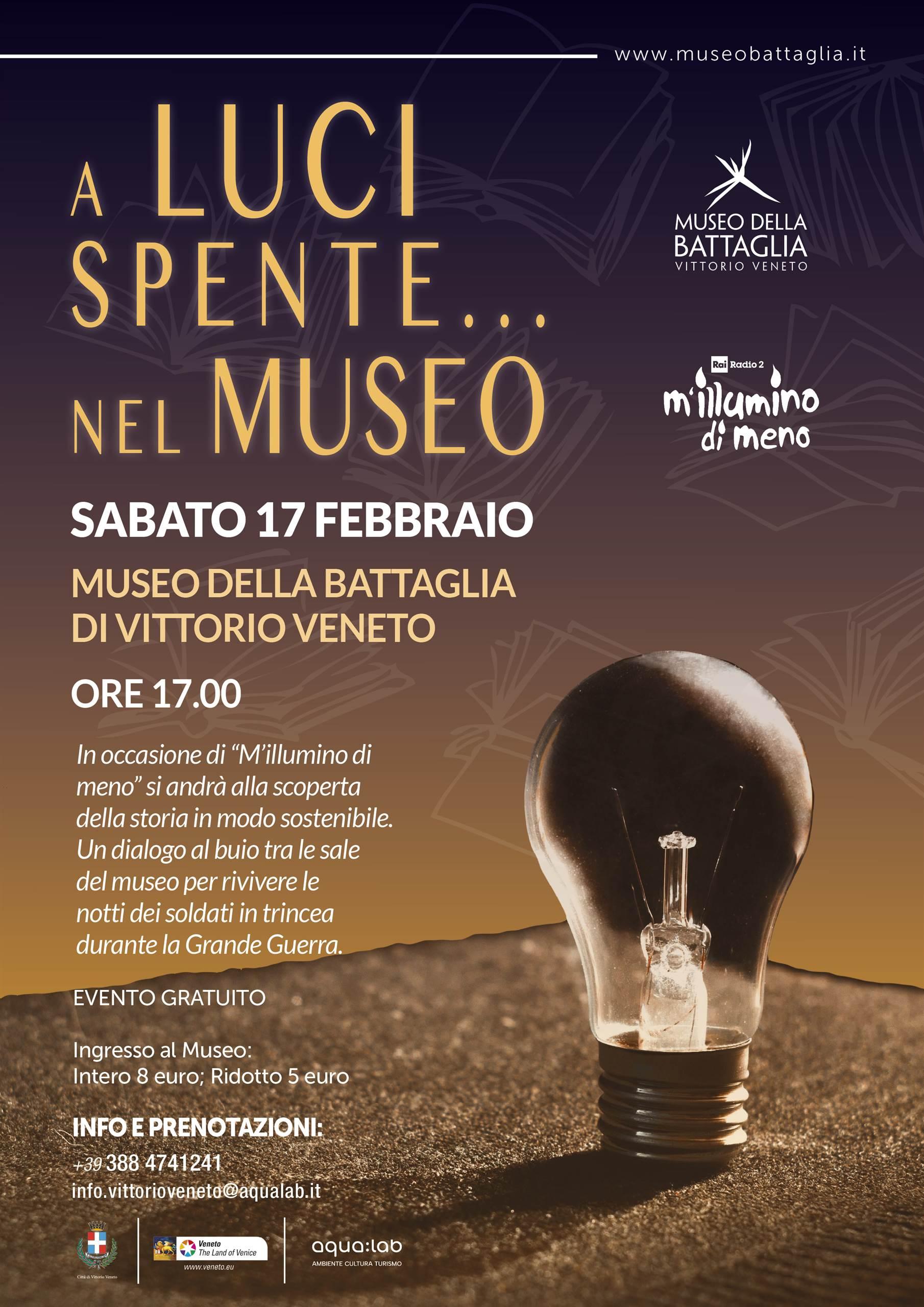 A luci spente nel museo 