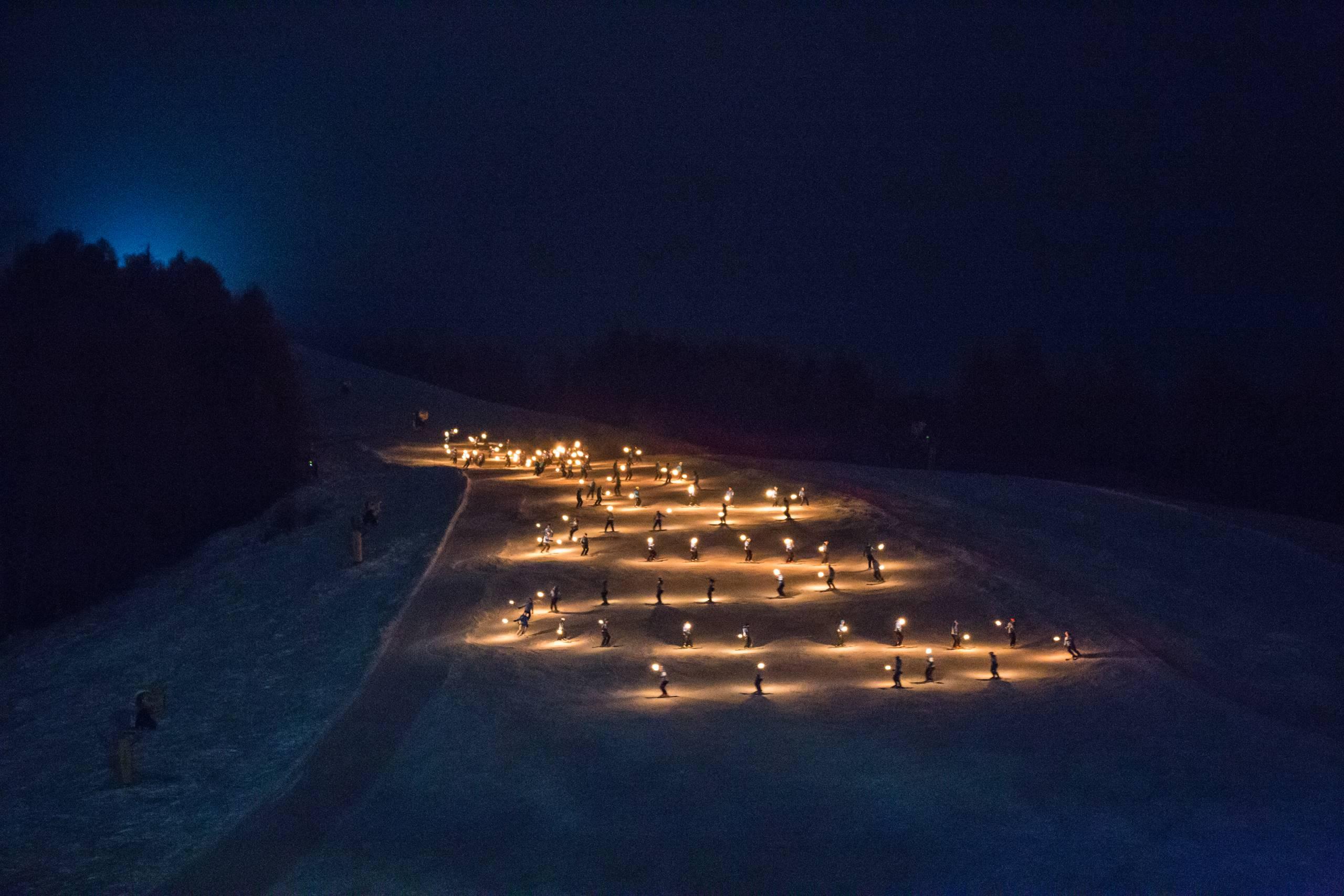 Le grandi Fiaccolate di Capodanno dei Maestri di sci
