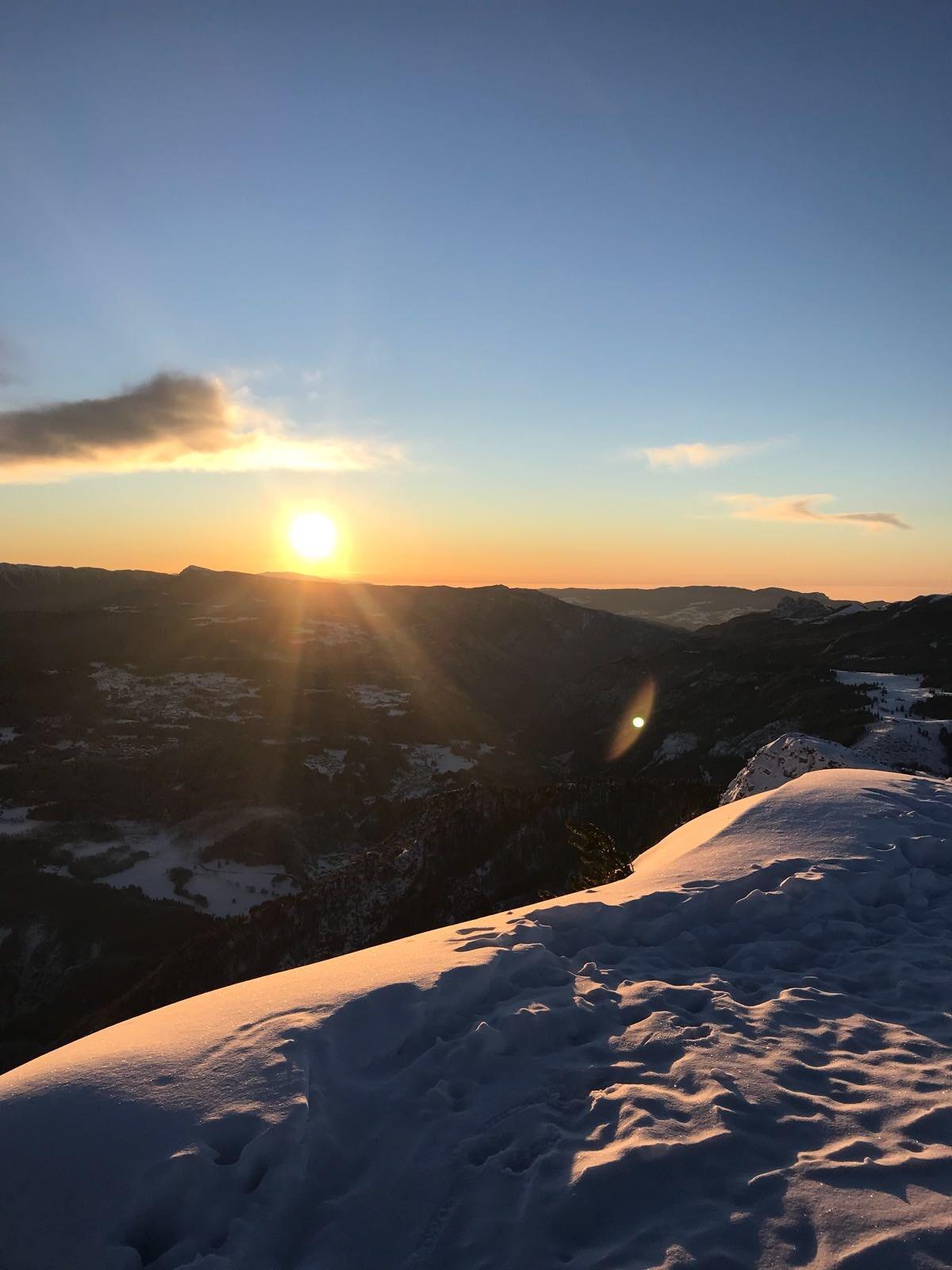 Colazione all'alba sul Monte Cornetto