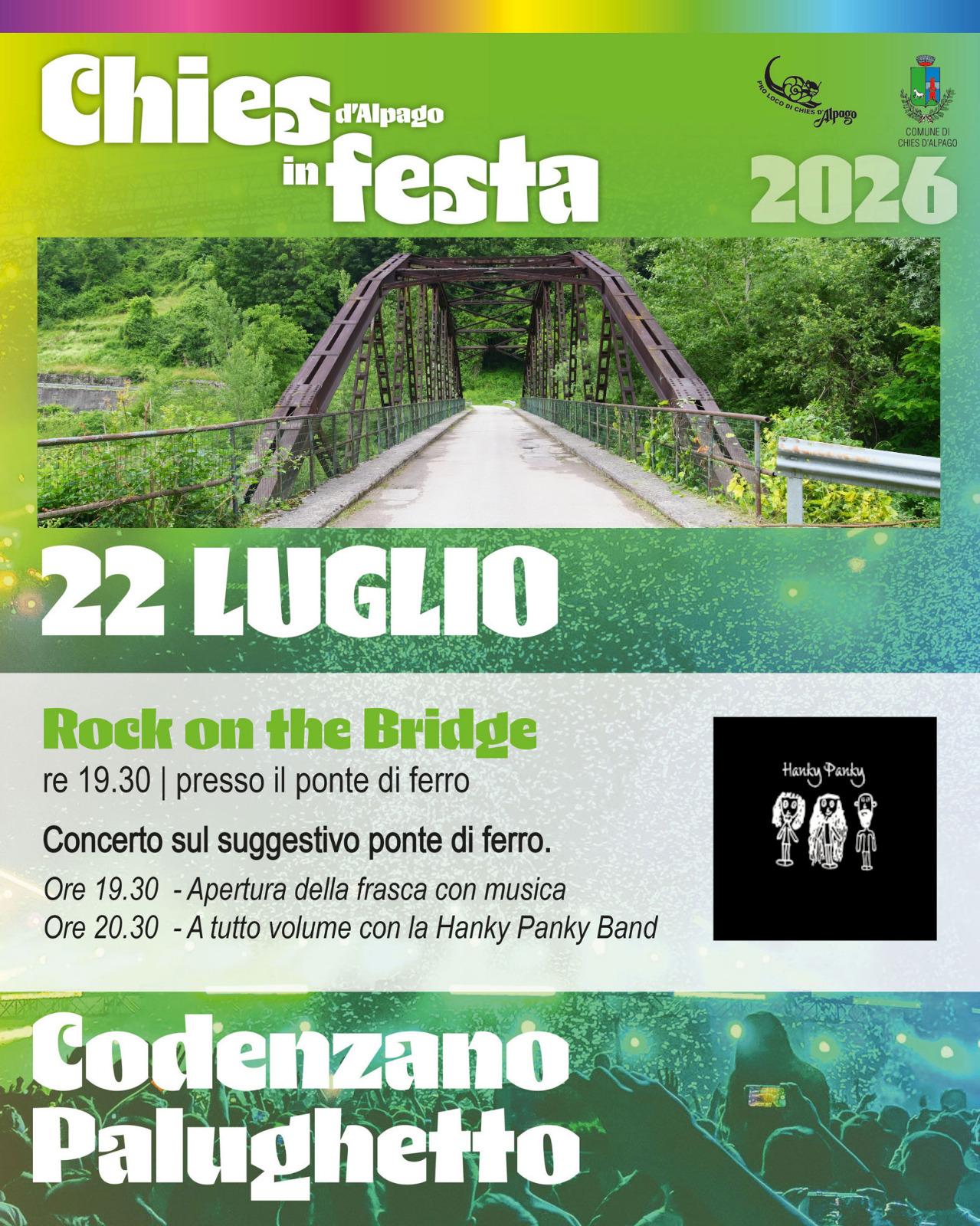 Rock on the bridge