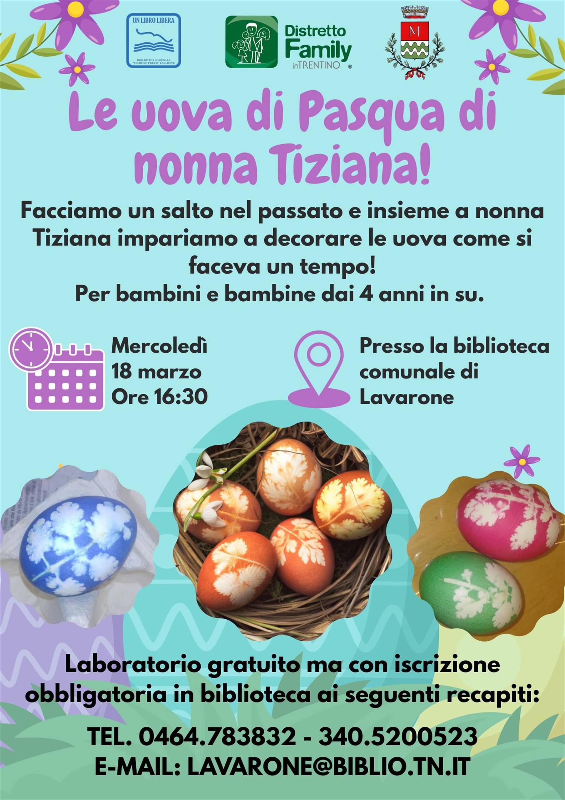 Le uova di Pasqua di nonna Tiziana!
