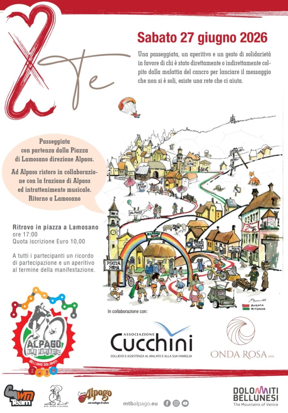 Per te, una passeggiata , un aperitivo, un gesto di solidarietà