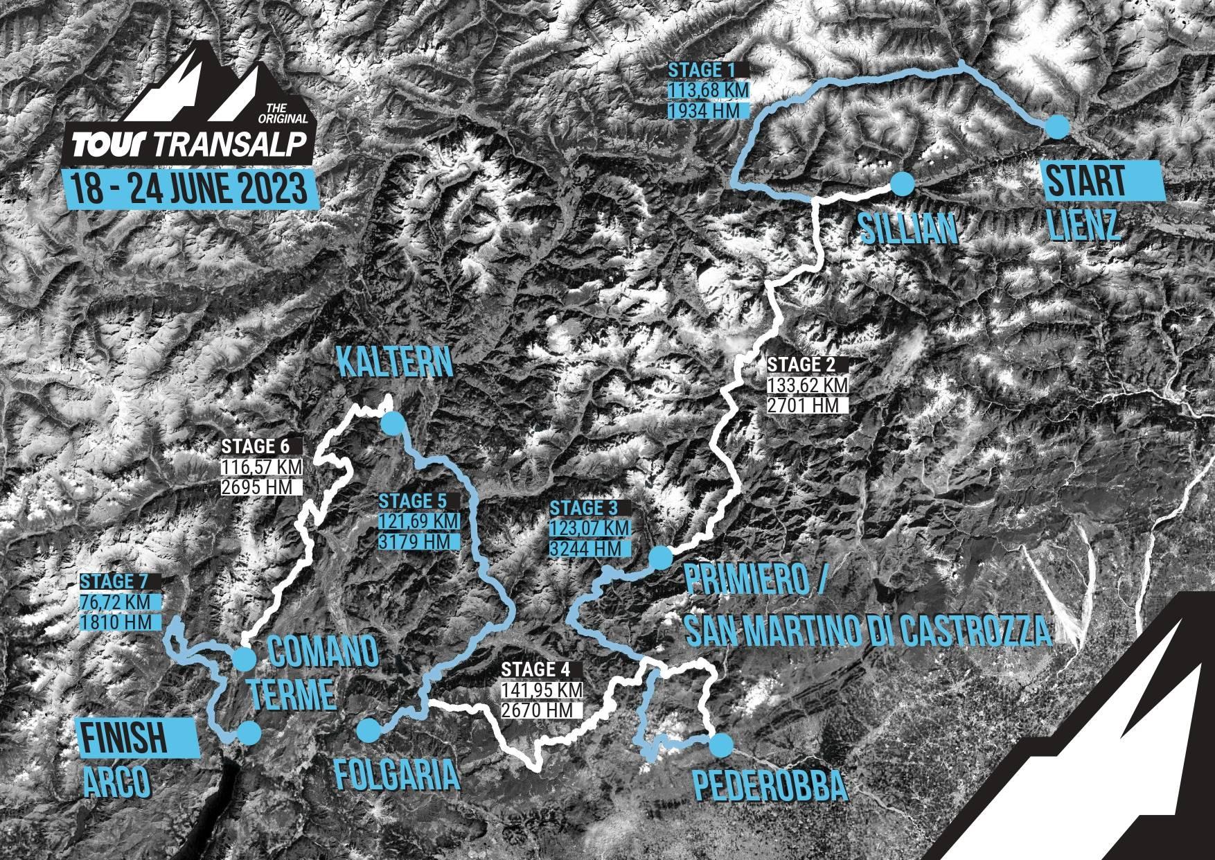 Tour Transalp 2023 - Alpe Cimbra