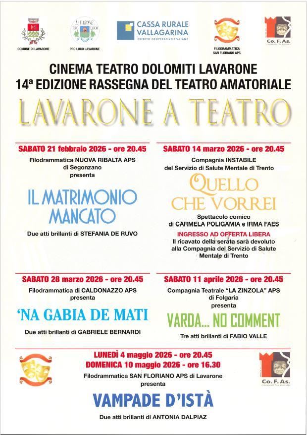 Lavarone a Teatro