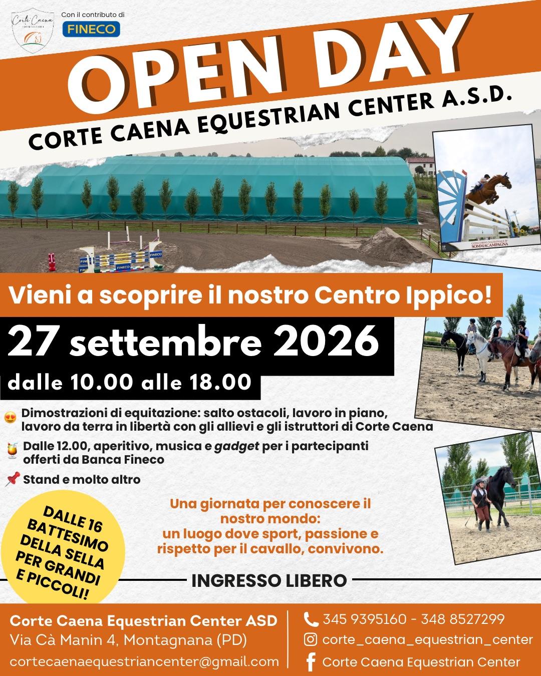 Open Day Corte Caena Equestrian Center A.S.D.