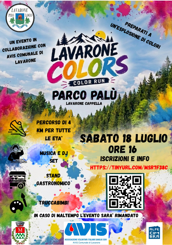 Lavarone Colors- Colors Run