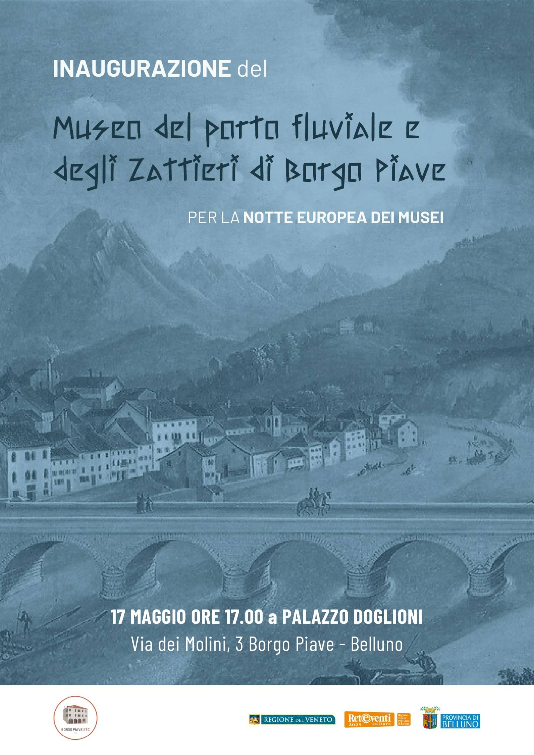 Inaugurazione Museo del porto fluviale e degli Zattieri di Borgo Piave