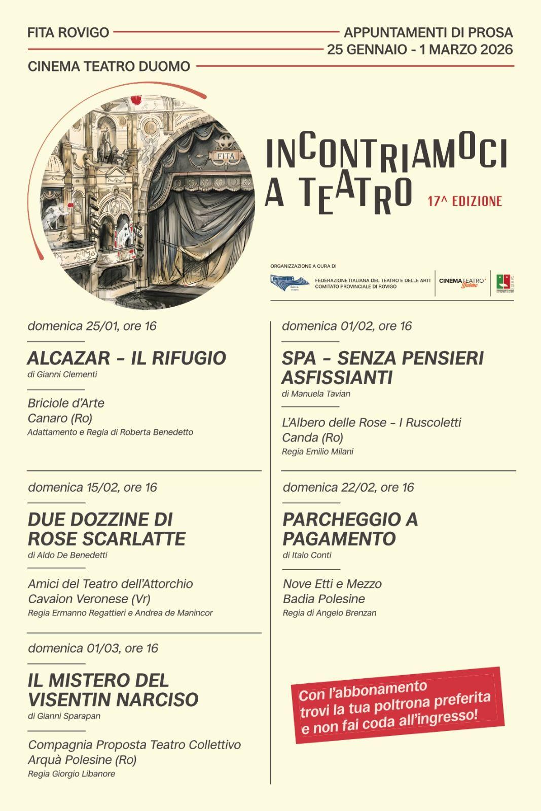 Incontriamoci a Teatro: rassegna