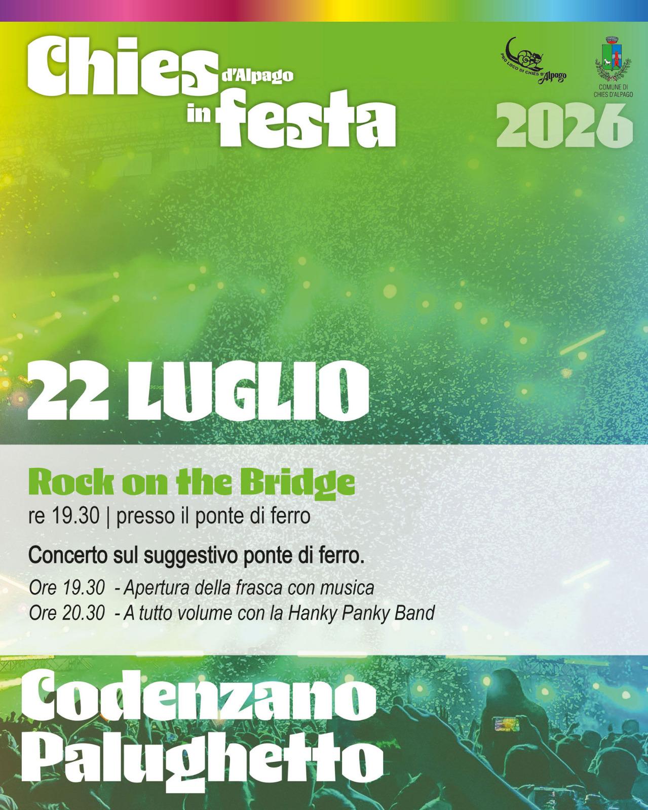 Rock on the bridge