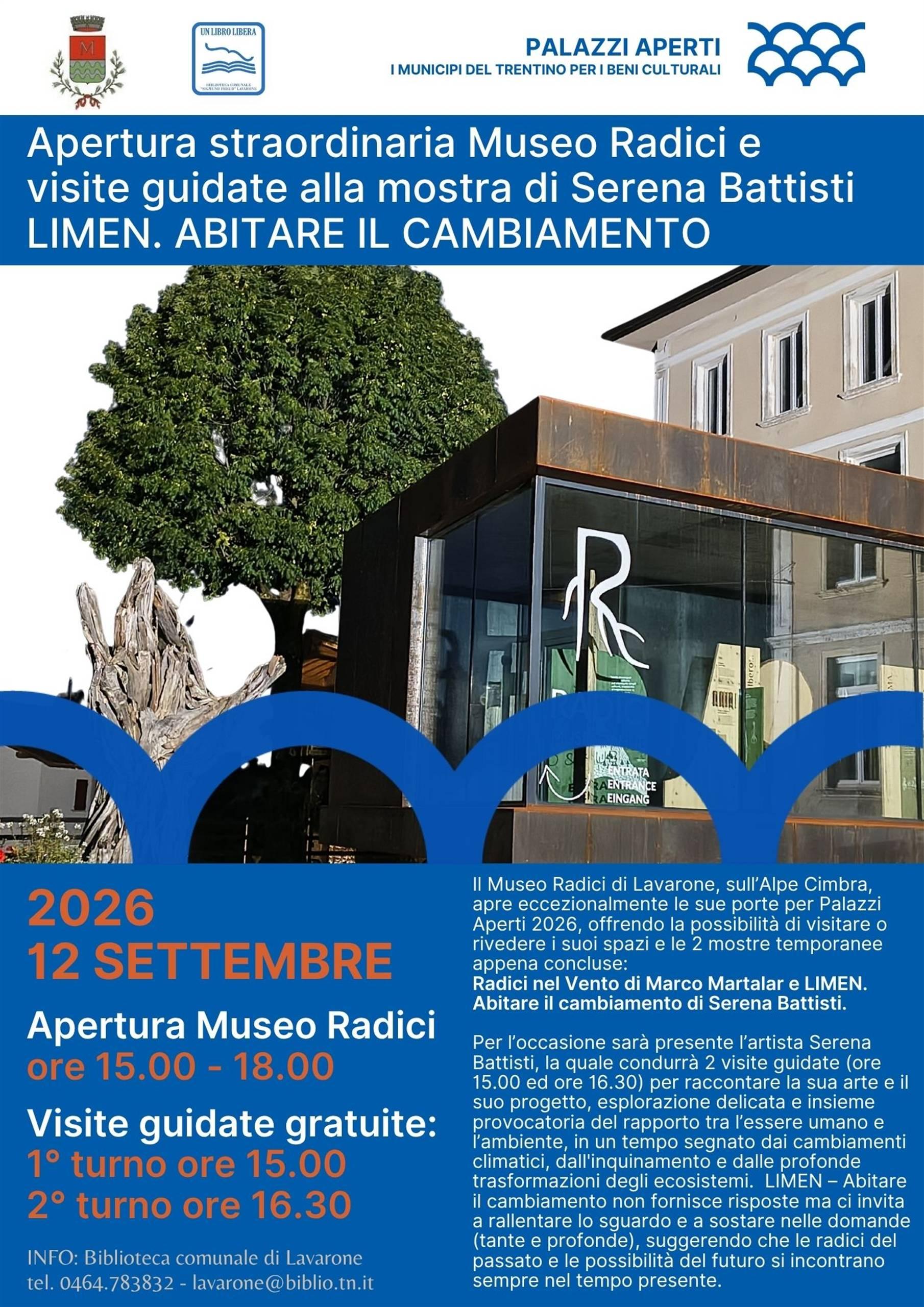 Palazzi Aperti - apertura museo Radi e visita guidata alla mostra Limen
