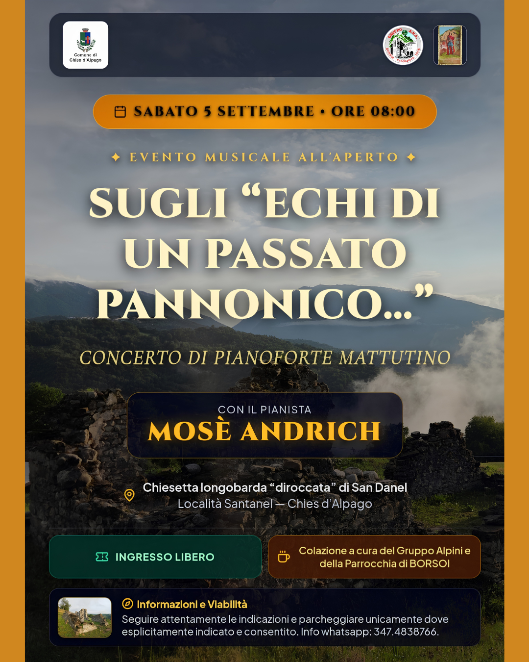 Concerto di pianoforte mattutino