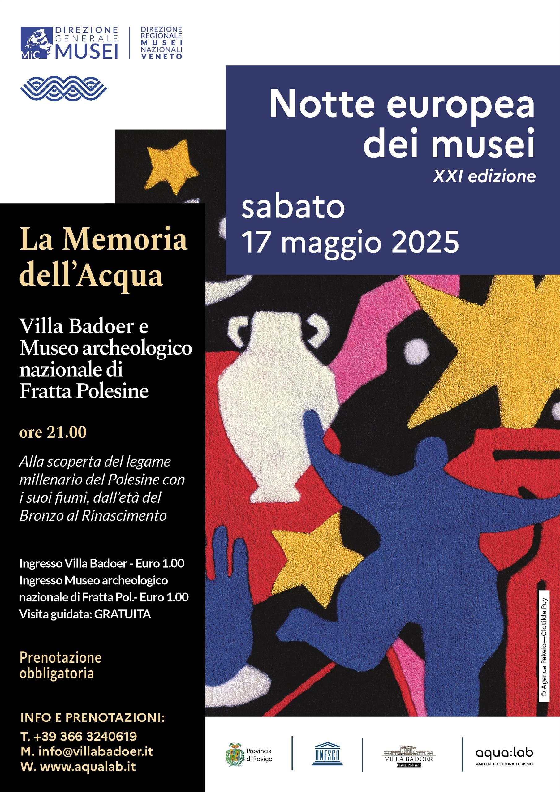 Notte Europea dei Musei: La memoria dell'acqua