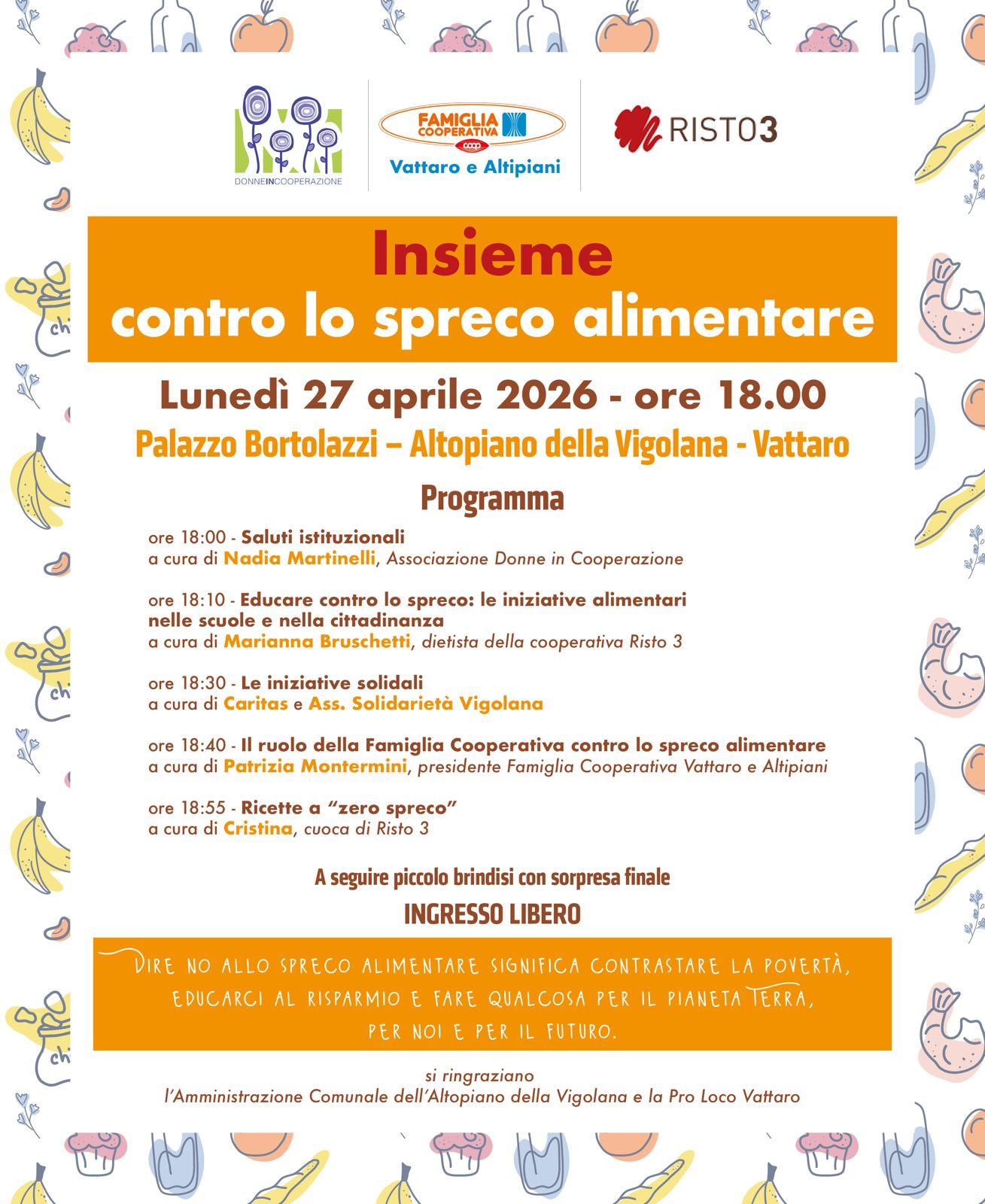 Insieme contro lo spreco alimentare