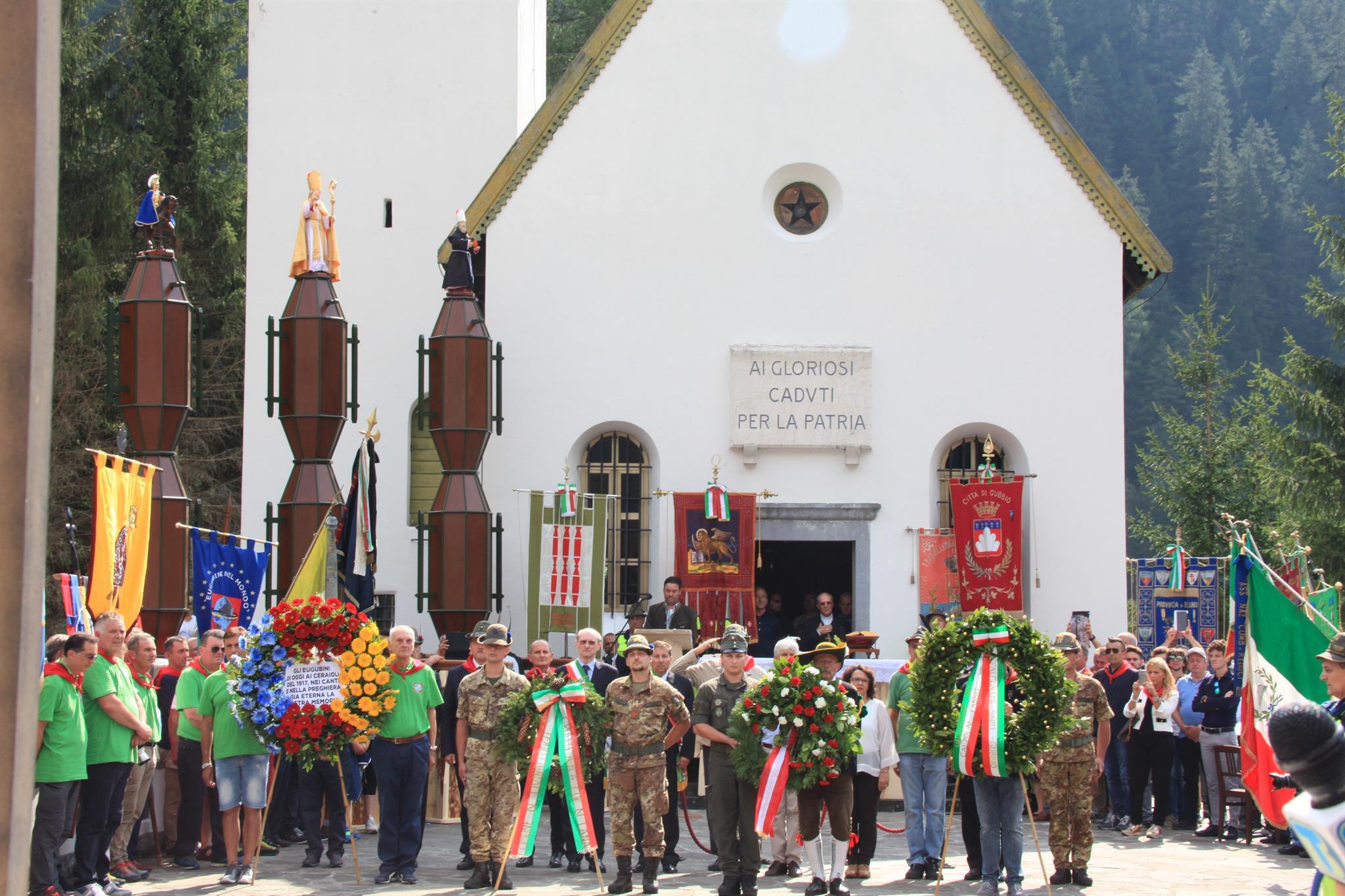 Commemorazione ai Caduti Prima Guerra Mondiale - Sacrario Pian di Salesei