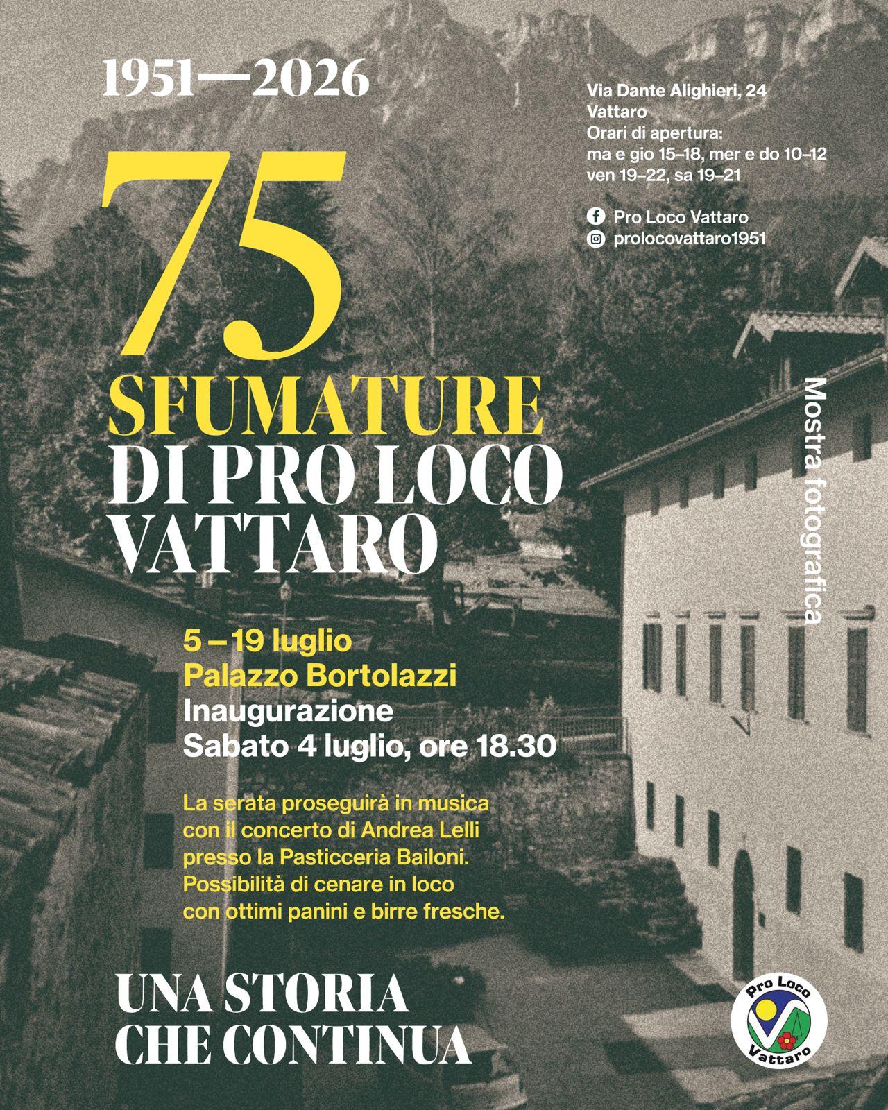 75 sfumature di Pro Loco Vattaro
