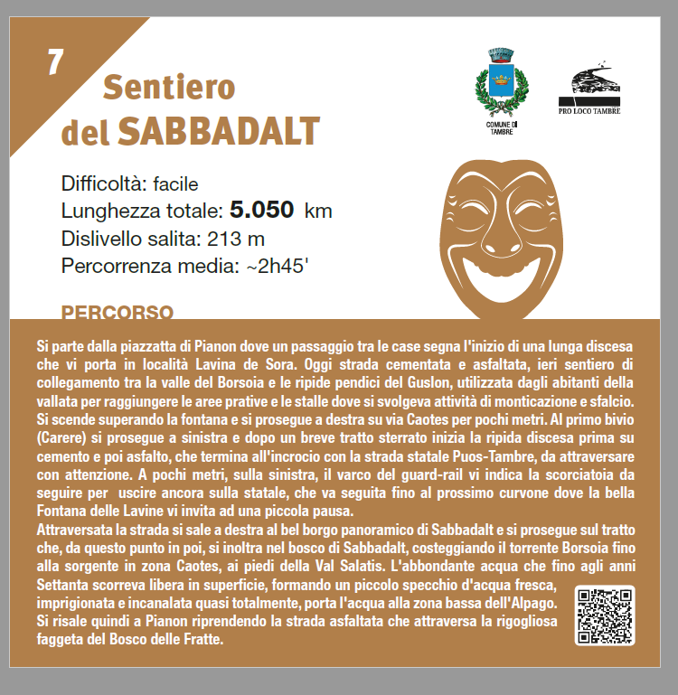 Sentiero del Sabbadalt