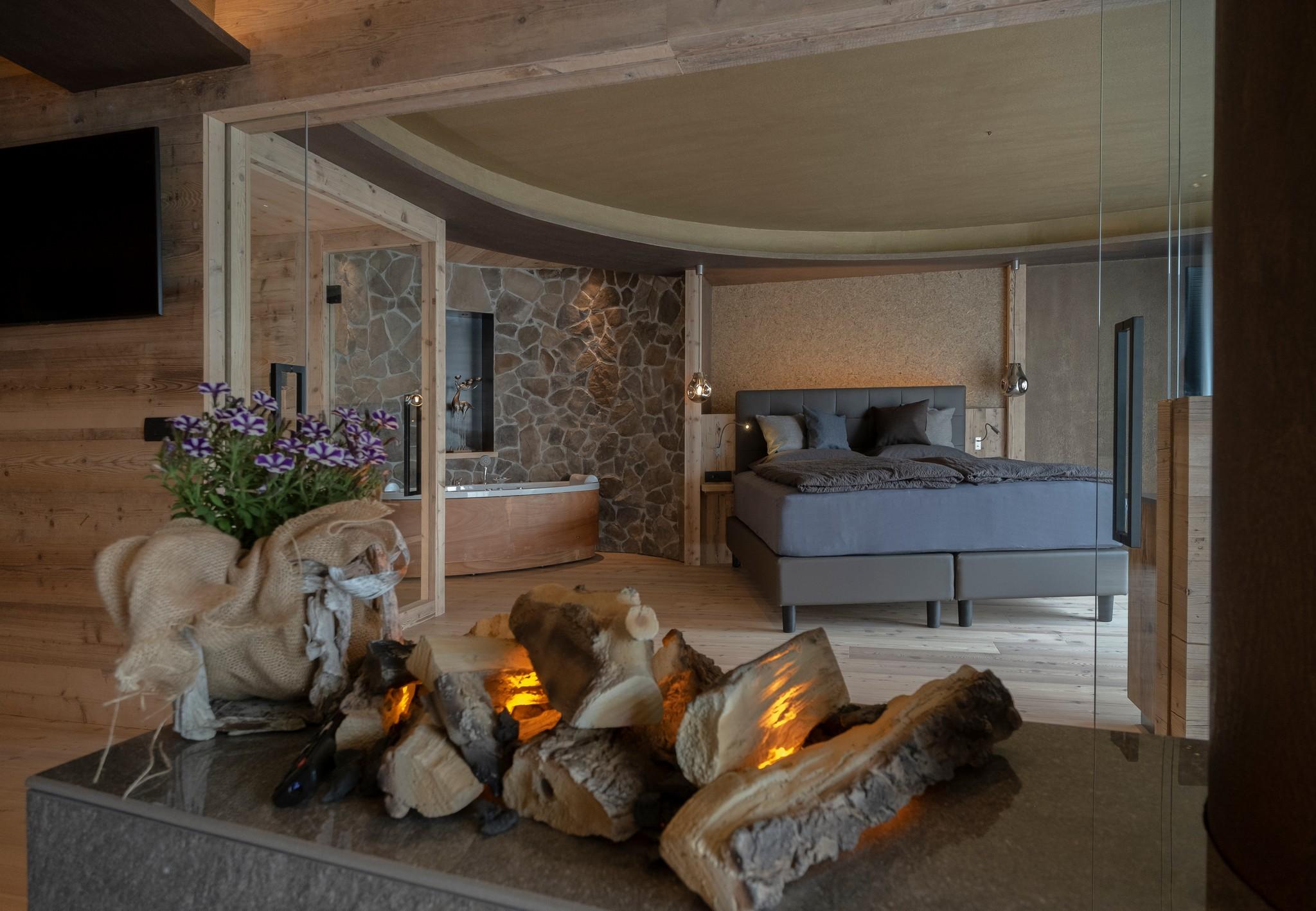Suite, vasca da bagno, sauna