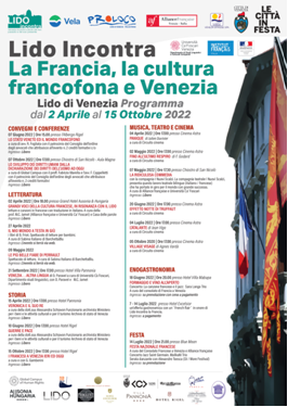 Festival Lido Incontra la Francia, la cultura francofona e Venezia 