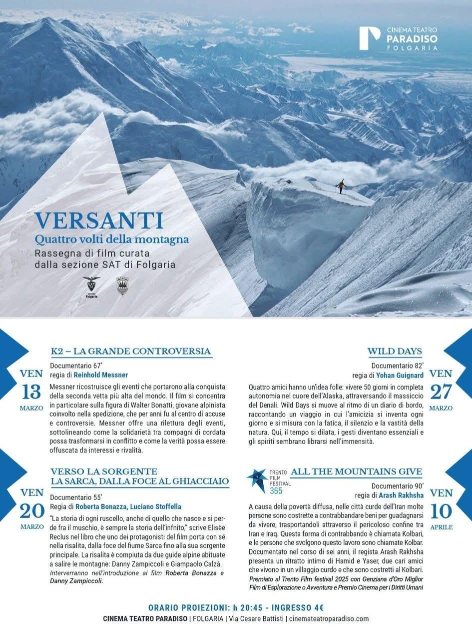 Versanti. Quattro volti della montagna