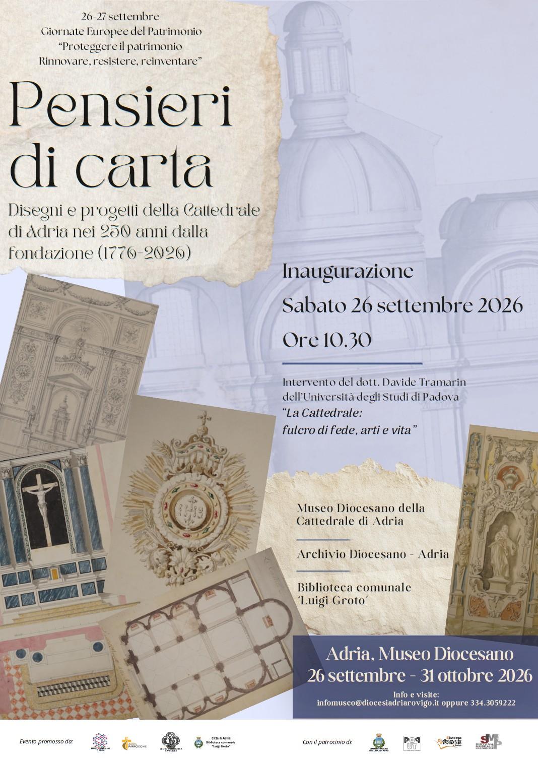 Giornate Europee del Patrimonio: Pensieri di carta