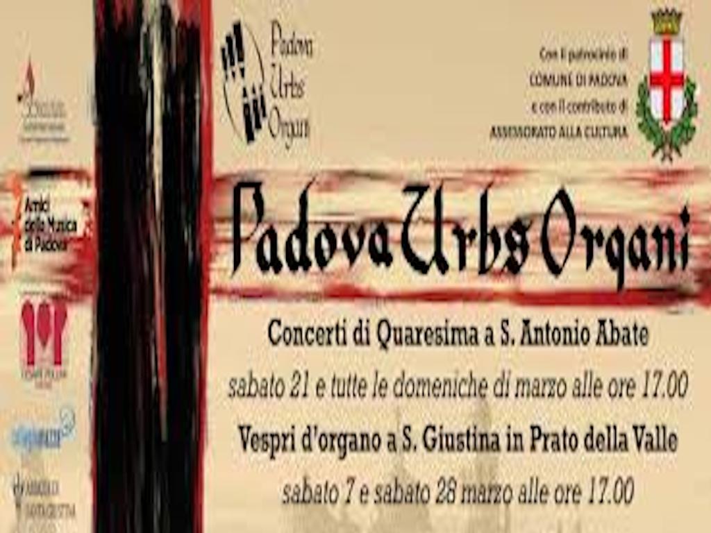 Padova Urbs Organi - Rassegna concertistica quaresimale 2026