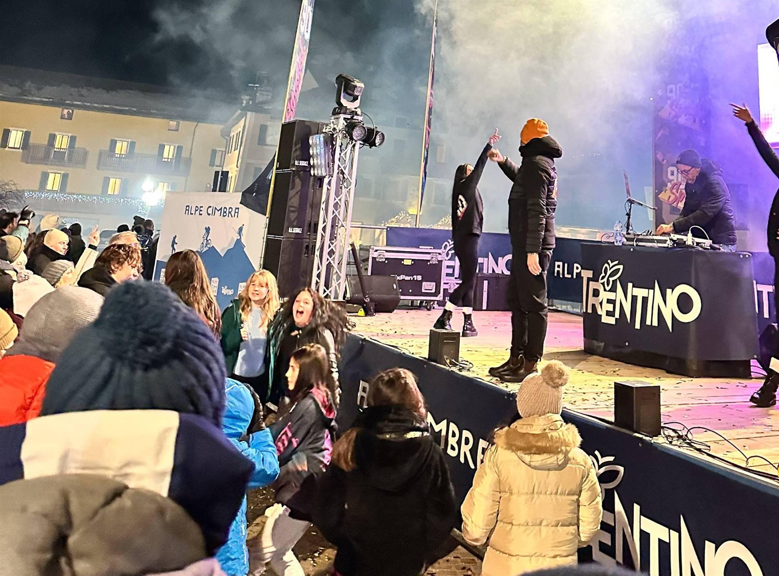 New Year's Eve in the square