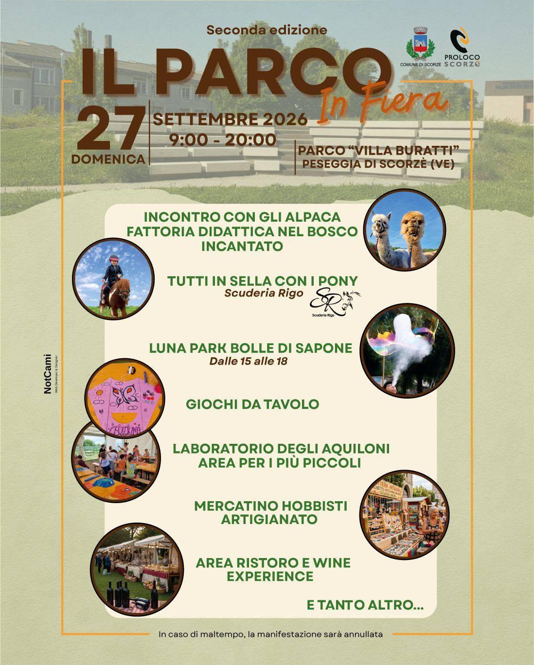 Il parco in fiera