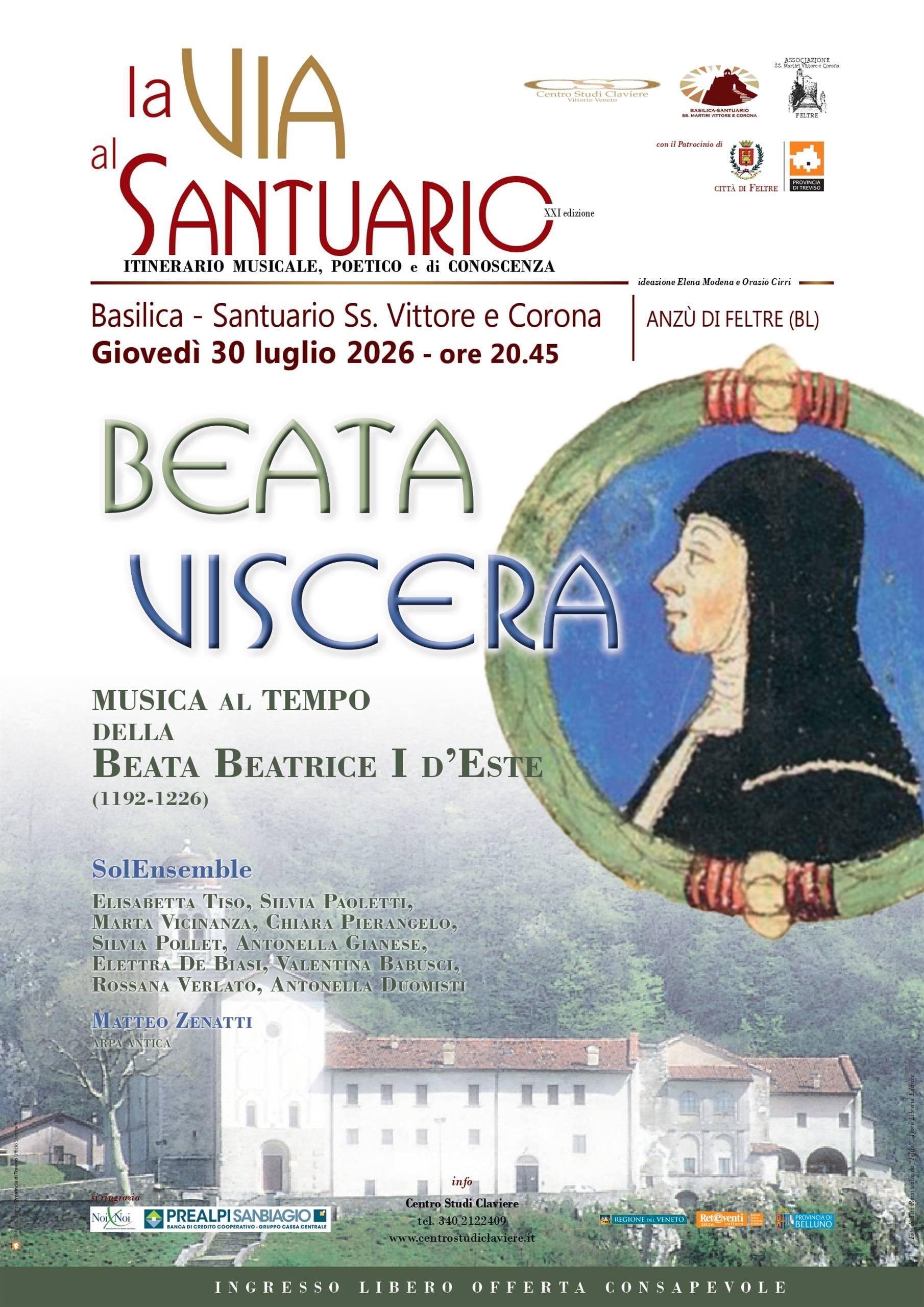 Beata viscera. Musica al tempo della Beata Beatrice I d’Este