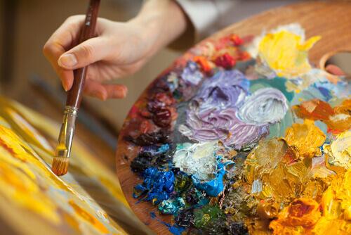 The pleasure of painting…