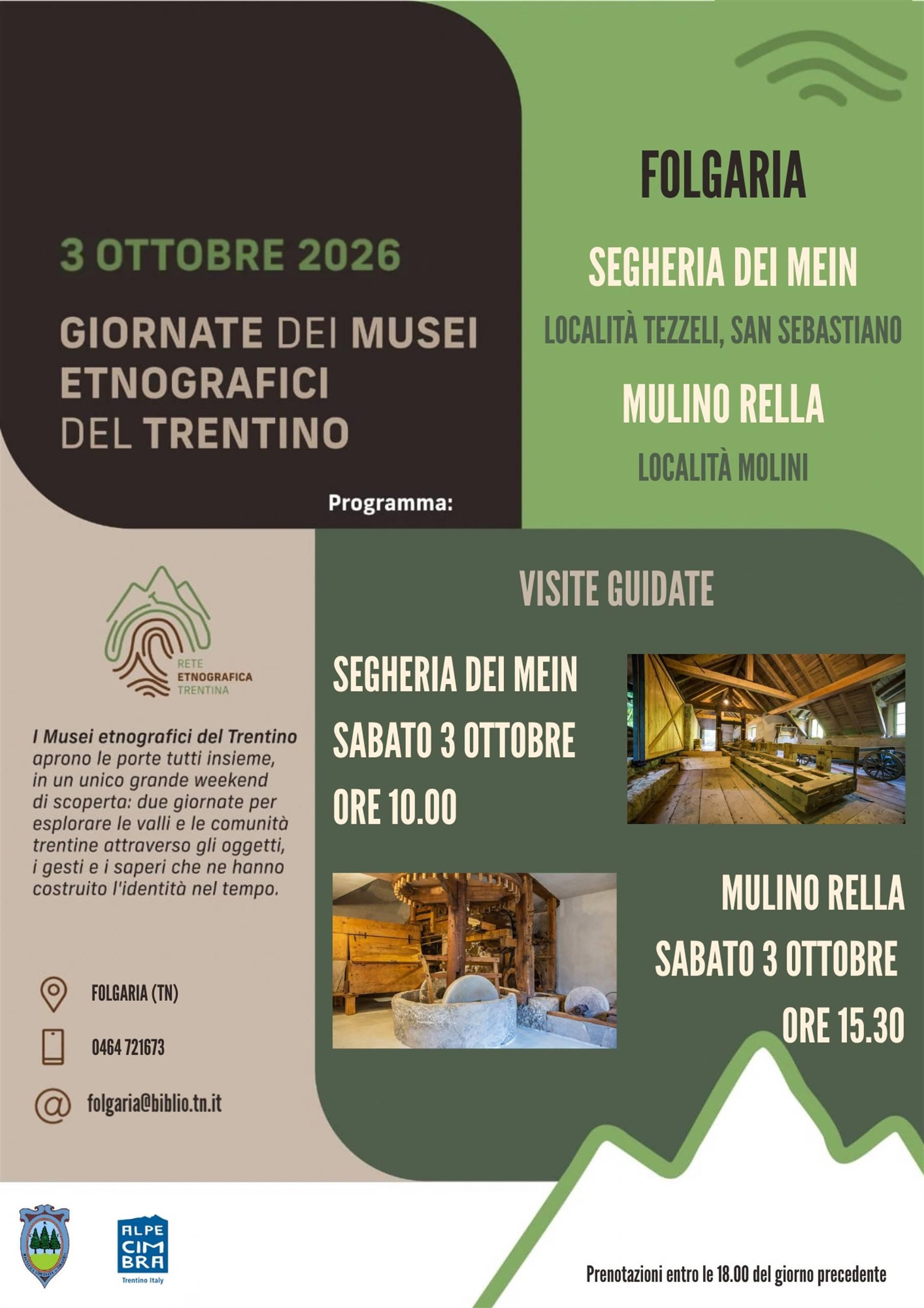 Giornate dei Musei etnografici del Trentino