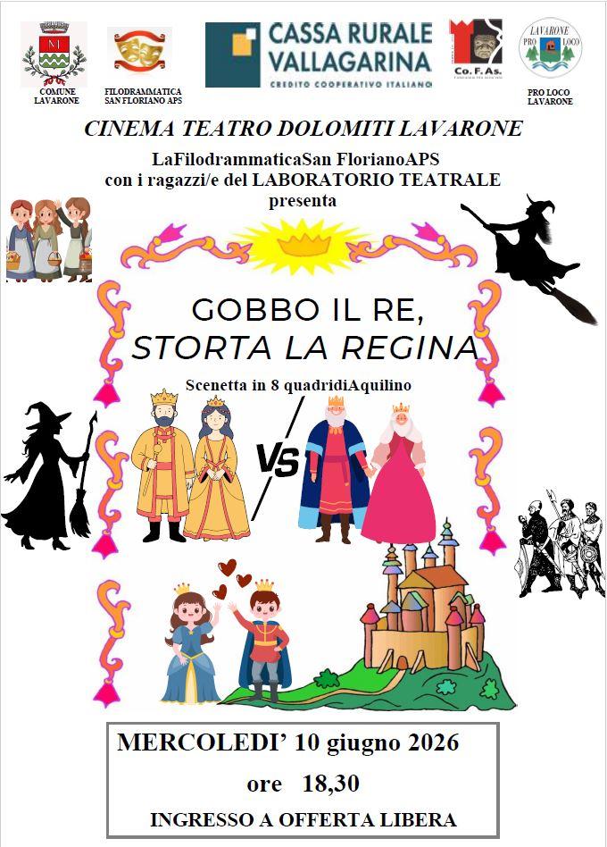 Gobbo il re, storta la regina