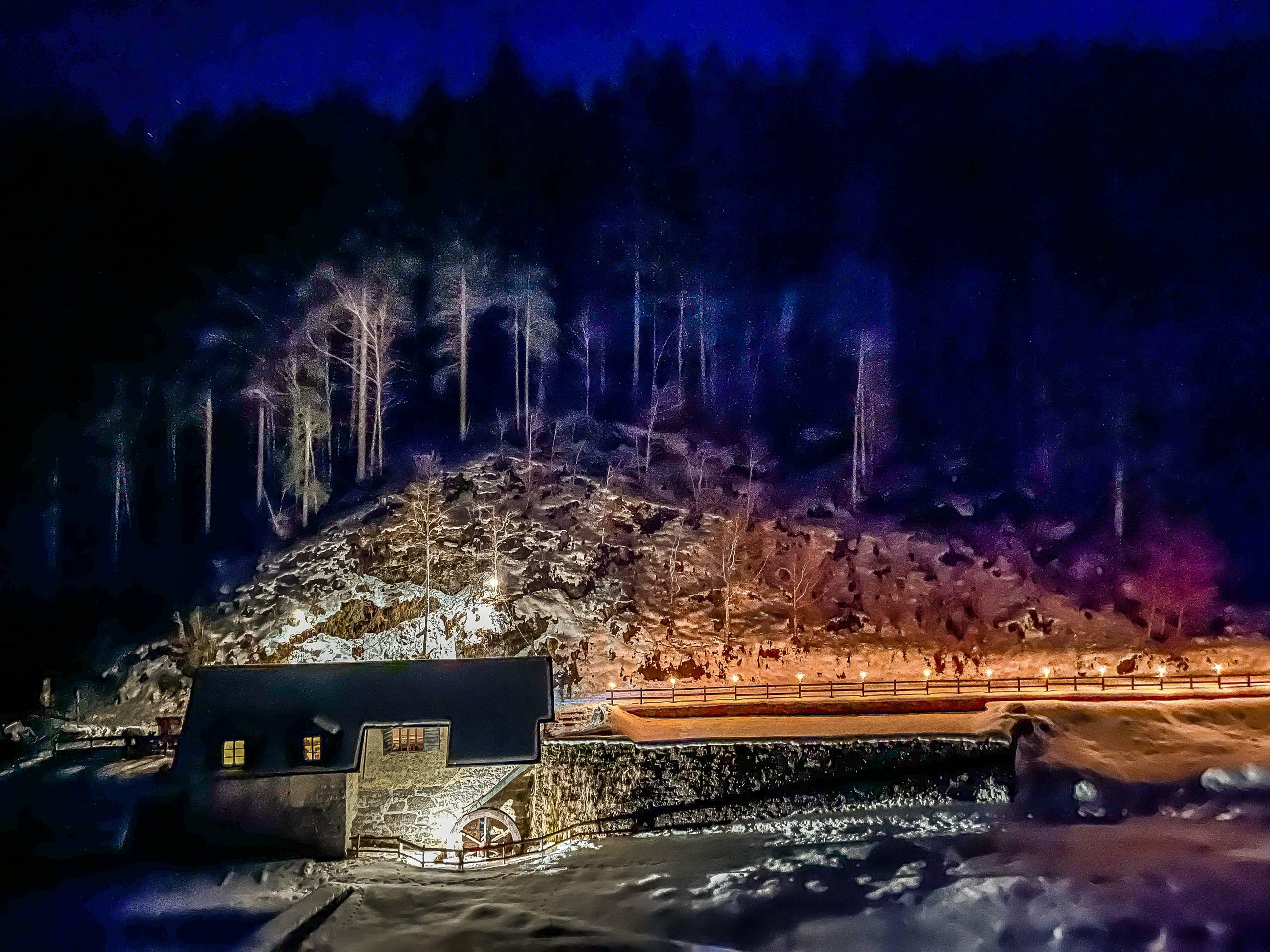 Ciaspolata al chiaro di luna alla Segheria dei Mein