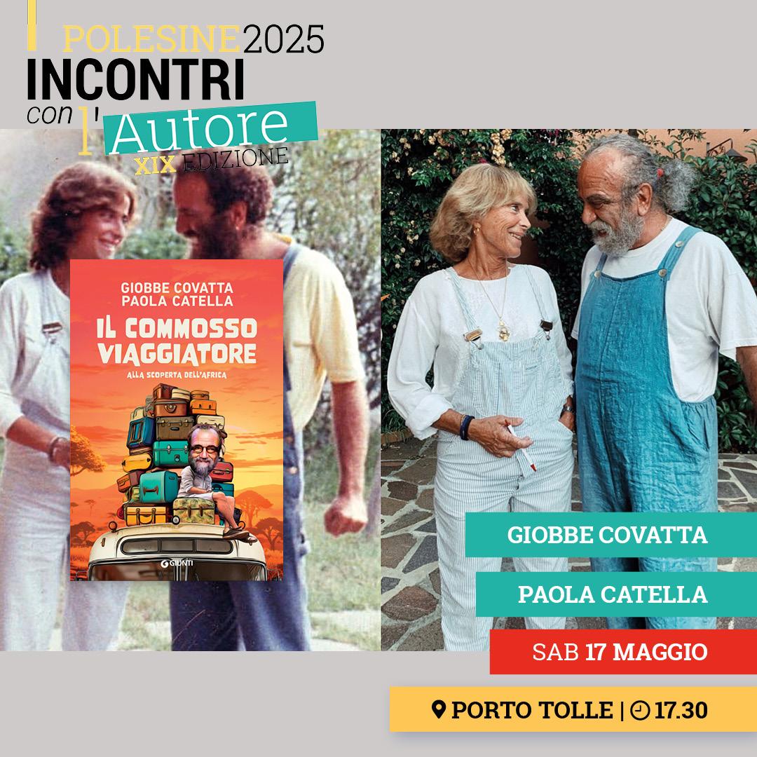 Polesine Incontri con l'autore: GIOBBE COVATTA E PAOLA CATELLA