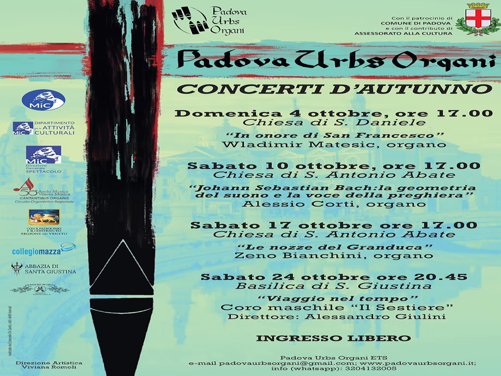Padova Urbs Organi | Concerti d'autunno