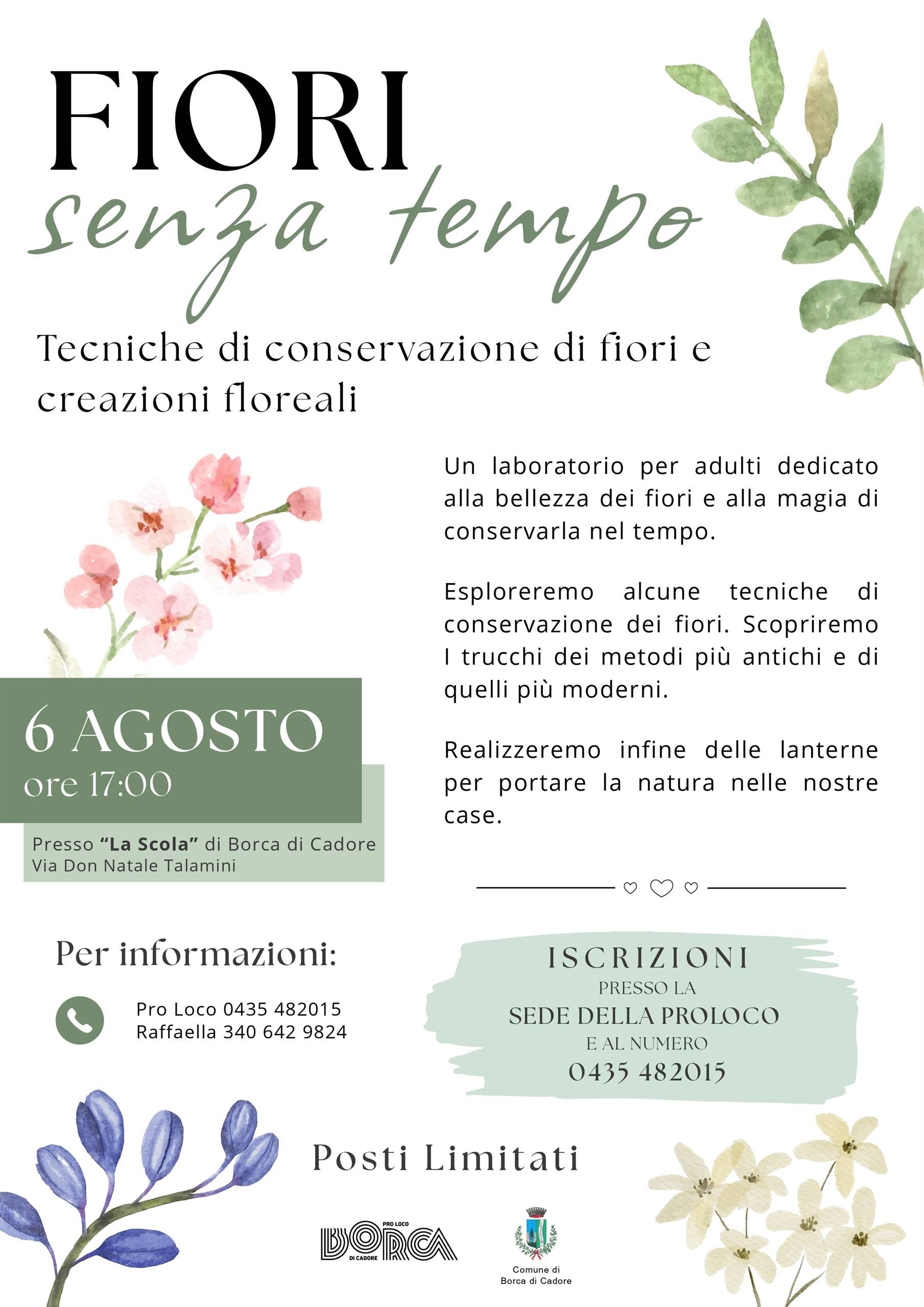 Laboratorio "Fiori senza tempo"