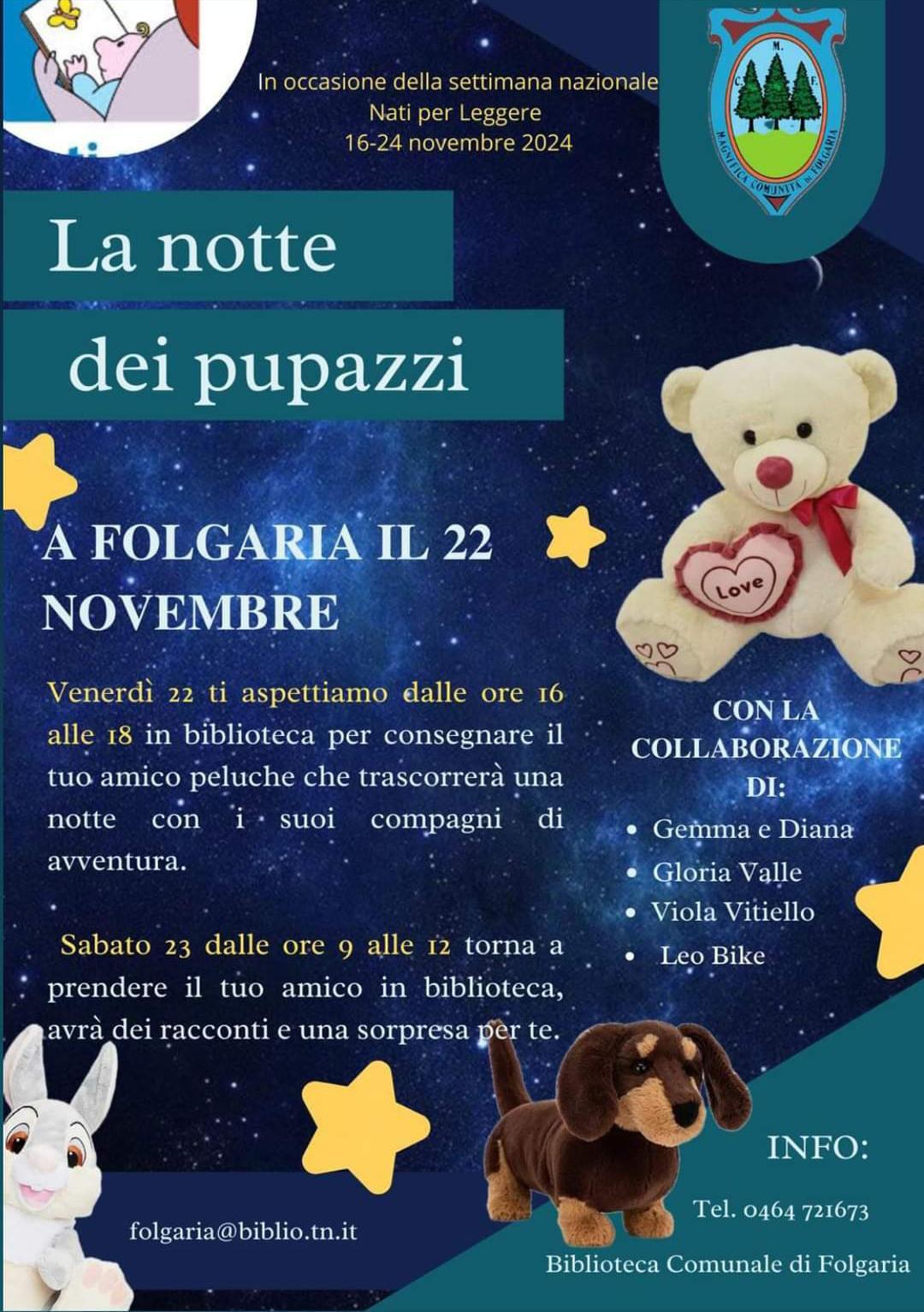 La notte dei pupazzi a Folgaria