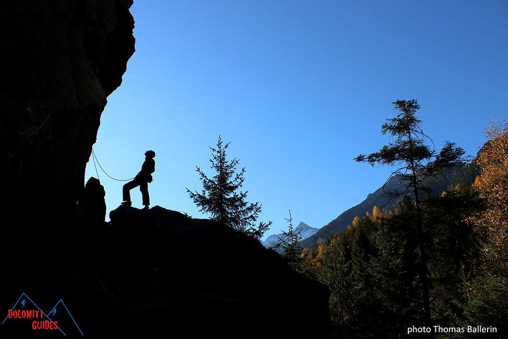 Arrampicata in falesia in Valbelluna