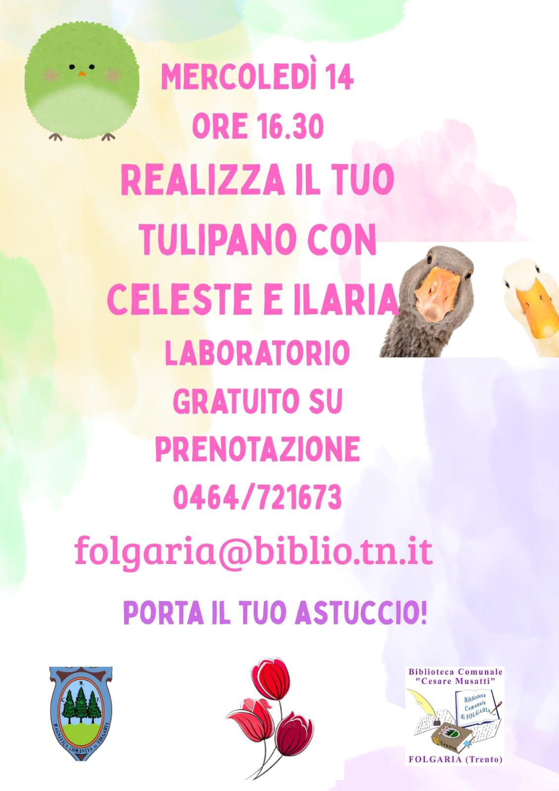 Laboratorio creativo per bambini "Realizza il tuo tulipano"