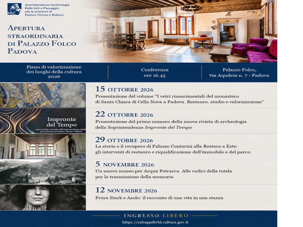 Apertura straordinario di Palazzo Folco