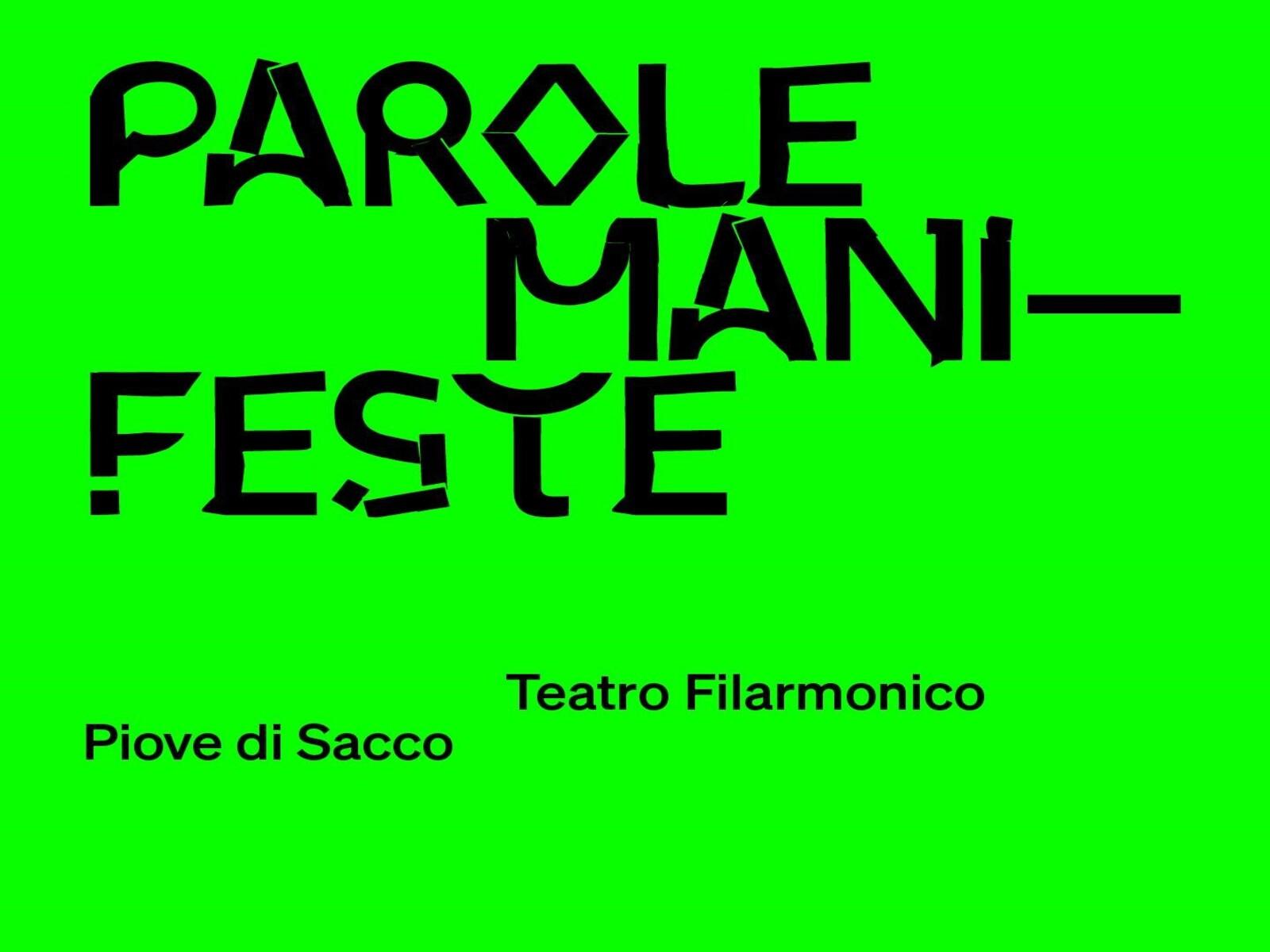 Parole Manifeste- Stagione di prosa