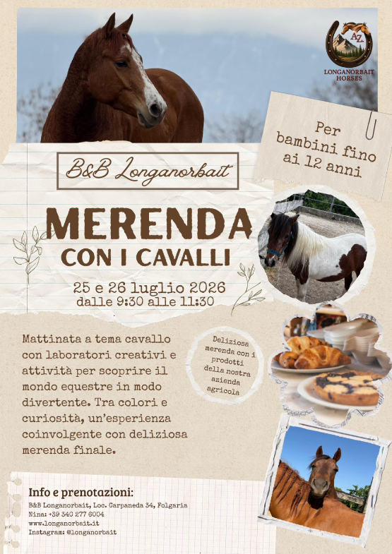 Merenda con in cavalli