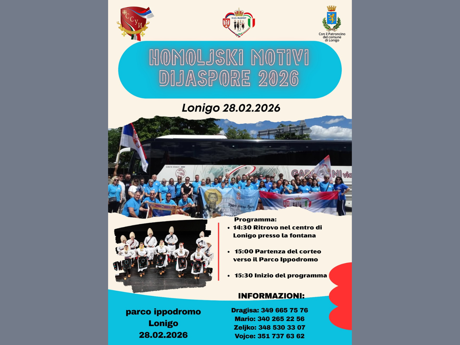 Serbia in festa - Homoljski Motivi Dijaspore 2026