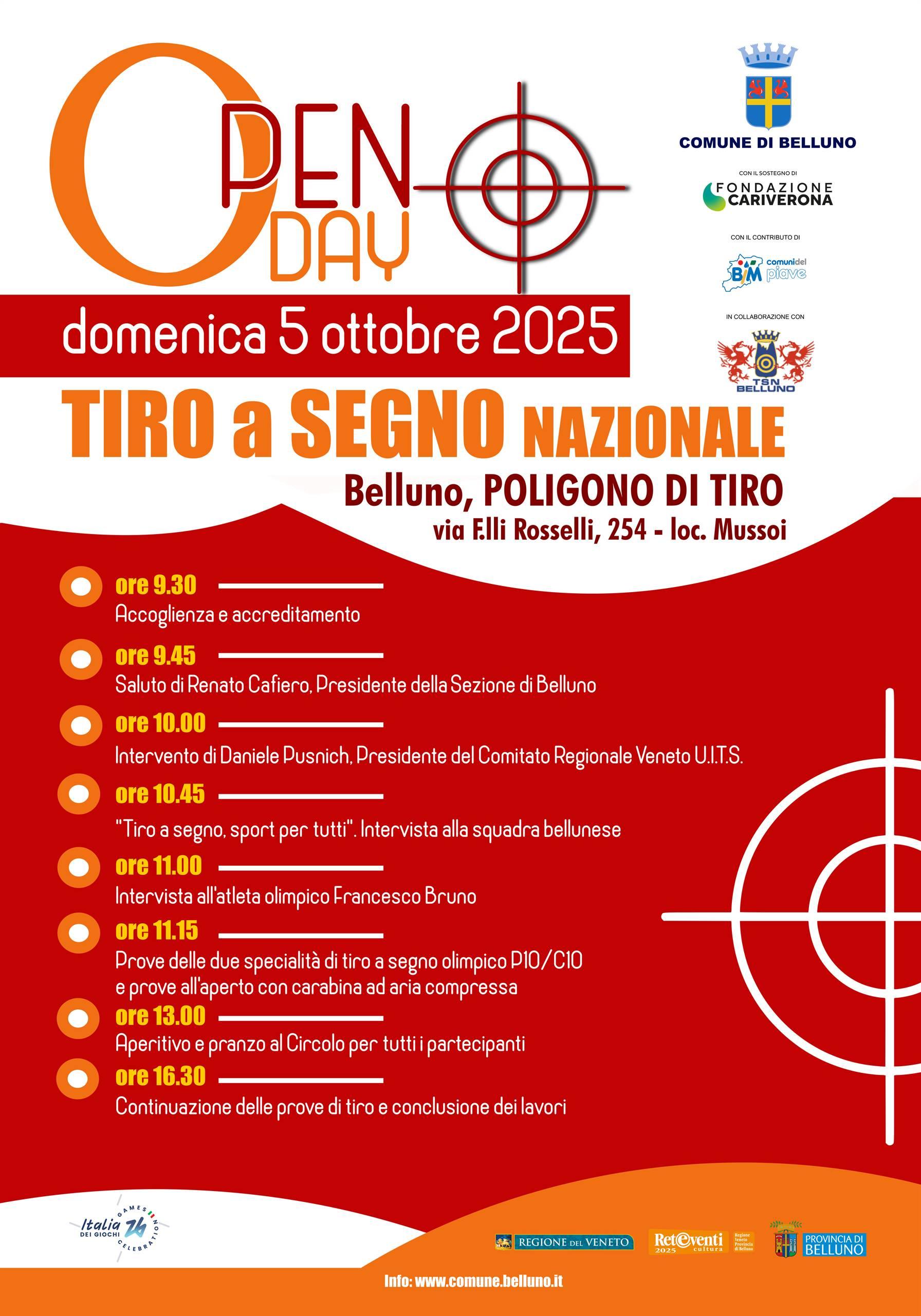 Open day tiro a segno nazionale