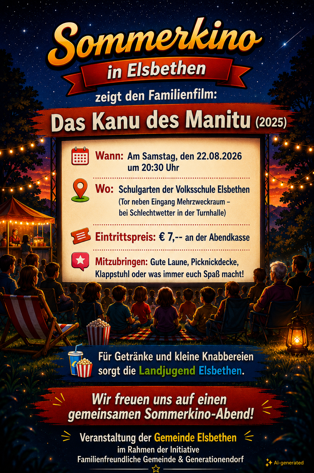 Sommerkino „Das Kanu des Manitu“